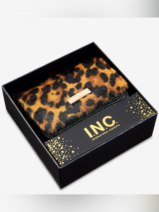 INC International Concepts Handbags - INC International Concepts Boxed Mini  Izzii Leopard Mini Bag. NWT RETAIL $59.50